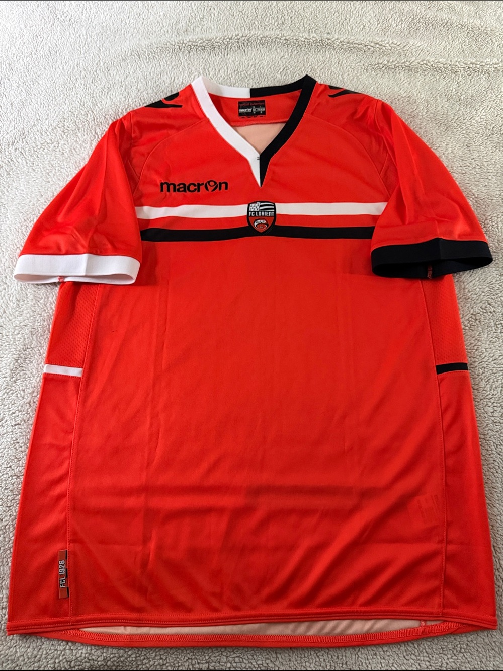 VINTAGE FC Lorient 🇫🇷 2013-14 Home Macron Ligue 1 Jersey